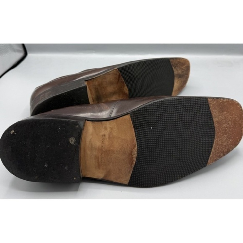 Banana Republic Men's Brown Leather Slip On Loafer Size 12‎ - Picture 5 of 13